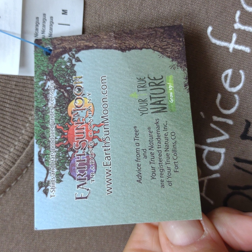 Gildan Advice From Nature - Ohiopyle State Park Cotton Brown SS Graphic Tee NWT - Picture 8 of 15